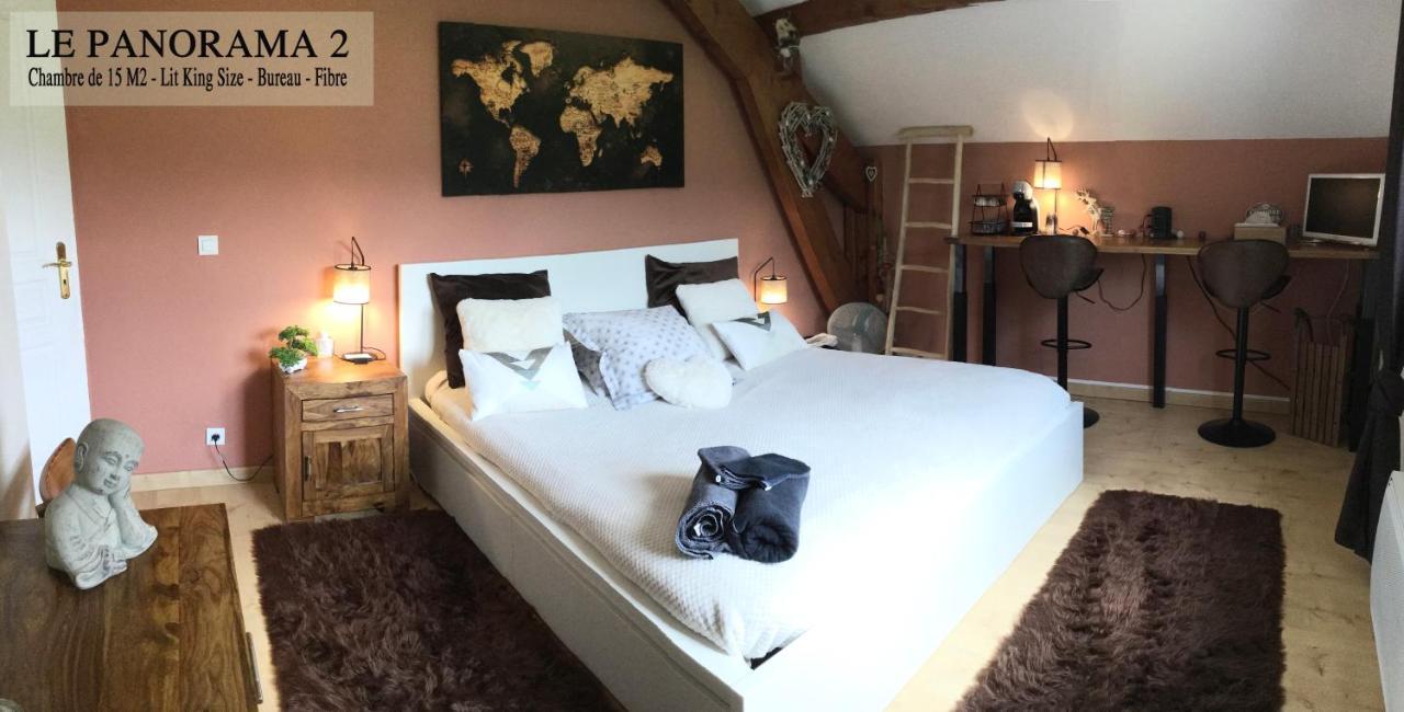 Location Chambres Le Panorama - Aeroport Geneve - Pays De Gex Chevry  Esterno foto