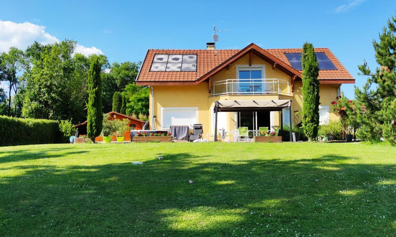 Location Chambres Le Panorama - Aeroport Geneve - Pays De Gex Chevry  Esterno foto